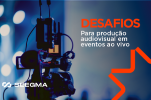 produção audiovisual em eventos ao vivo
