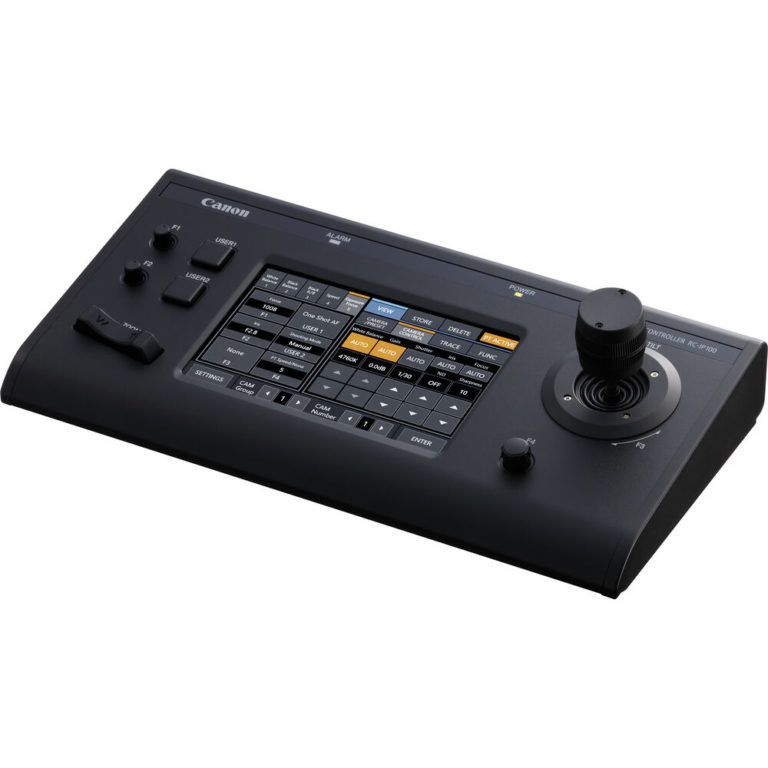 Controlador de joystick PTZ com tela sensível ao toque Canon RC-IP100
